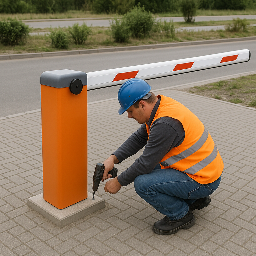 Gate Barrier System Installation